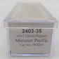 Trainworx Inc. 2403-35 N Scale Missouri Pacific 100T Quad Hopper #583249 w/ Coal LN/Box