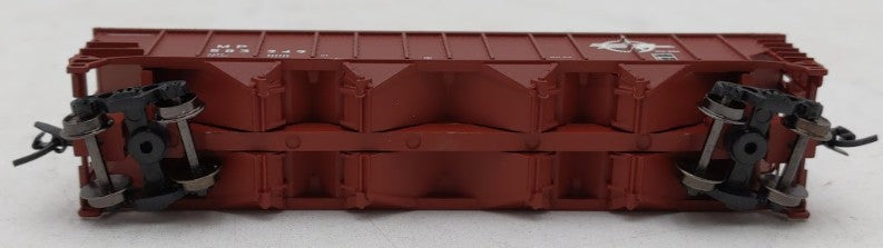 Trainworx Inc. 2403-35 N Scale Missouri Pacific 100T Quad Hopper #583249 w/ Coal LN/Box