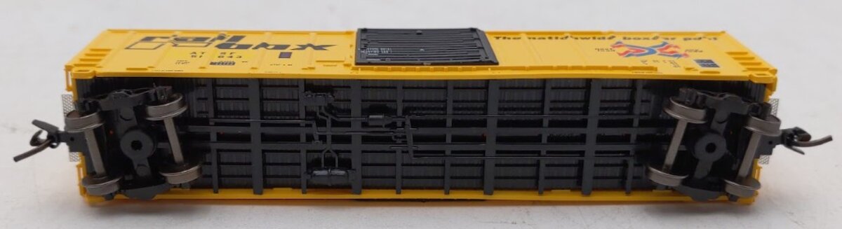 InterMountain 67521-06 N Scale ATSF Ex-Railbox PS Exterior Post Boxcar #51643 EX/Box