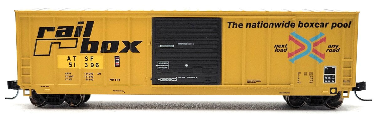 Athearn 2332 N Santa Fe 50' PS 5277 Boxcar #51396
