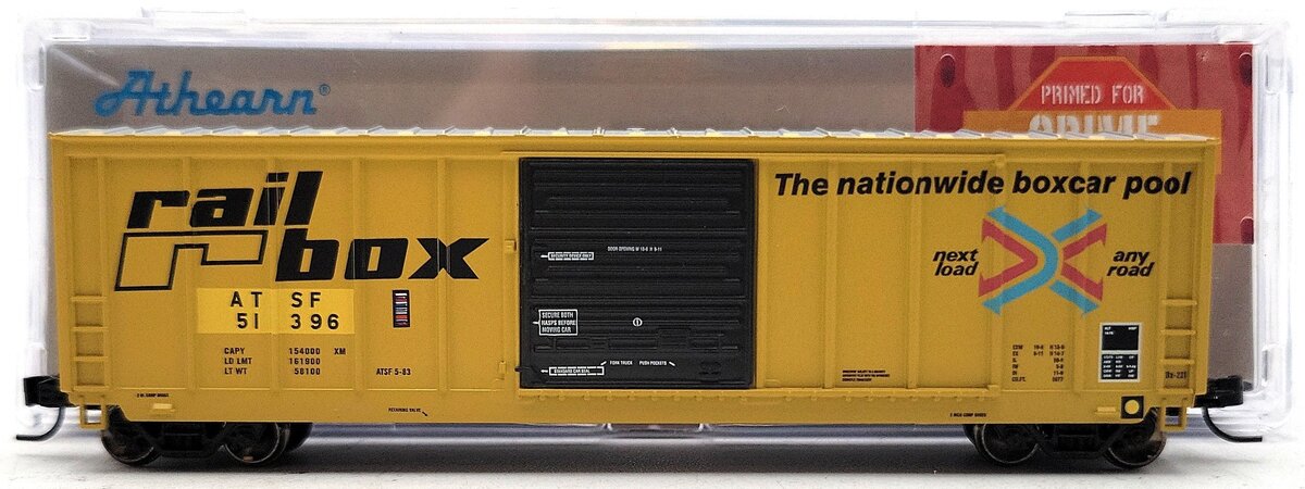 Athearn 2332 N Santa Fe 50' PS 5277 Boxcar #51396