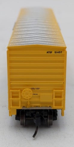 InterMountain 67521-04 N Scale ATSF Ex-Railbox PS Exterior Post Boxcar #51457 LN/Box