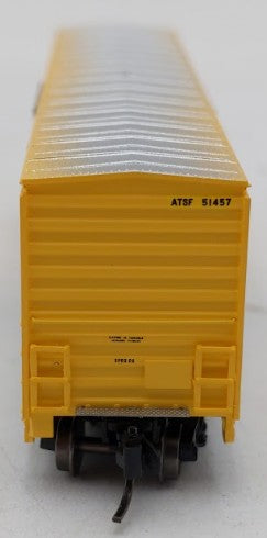 InterMountain 67521-04 N Scale ATSF Ex-Railbox PS Exterior Post Boxcar #51457 LN/Box