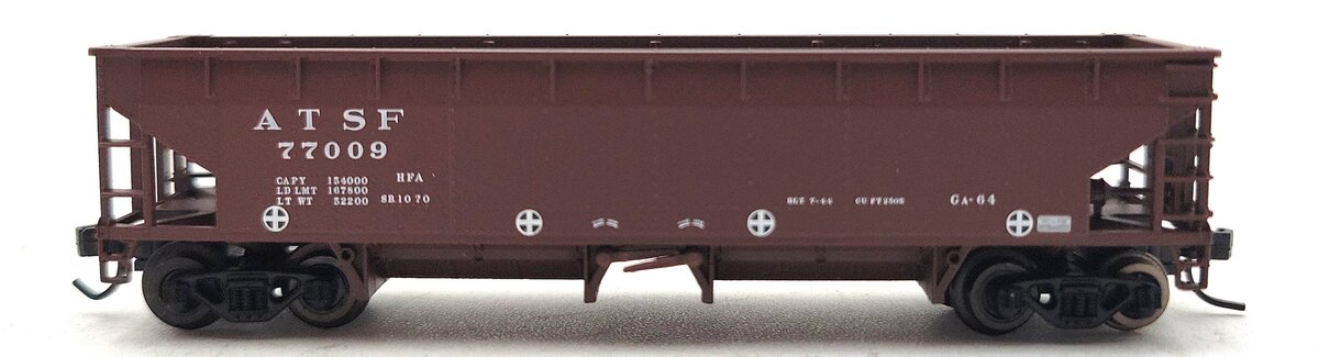 Atlas 34785-1 N Scale Santa Fe 70 Ton Hart Ballast Car #77009 LN/Box
