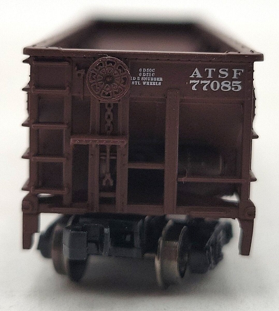 Atlas 34785-2 N Scale Santa Fe 70 Ton Hart Ballast Car #77085 LN/Box