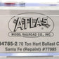 Atlas 34785-2 N Scale Santa Fe 70 Ton Hart Ballast Car #77085 LN/Box
