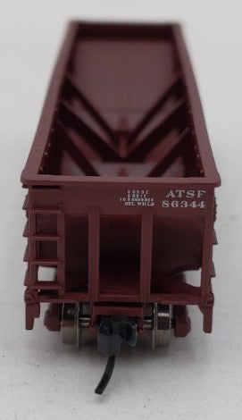 Atlas 50001693 N Scale Santa Fe Late/Repaint 70-Ton Hart Ballast Car #86344 LN/Box