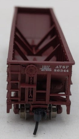 Atlas 50001693 N Scale Santa Fe Late/Repaint 70-Ton Hart Ballast Car #86344 LN/Box
