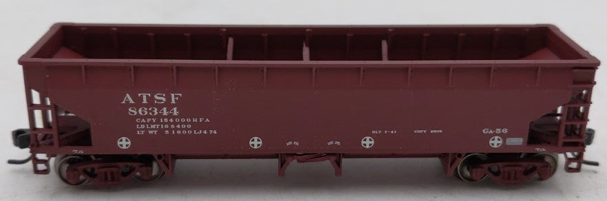 Atlas 50001693 N Scale Santa Fe Late/Repaint 70-Ton Hart Ballast Car #86344 LN/Box
