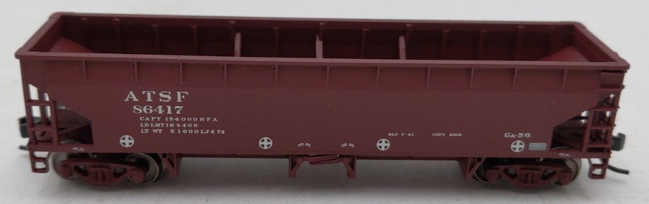 Atlas 50001695B N Scale Santa Fe (Late/Repaint) Hart Ballast Car #86417 LN/Box