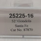 Trainworx Inc 25225-16 N Santa Fe 52' 6" Corrugated Gondola #87870