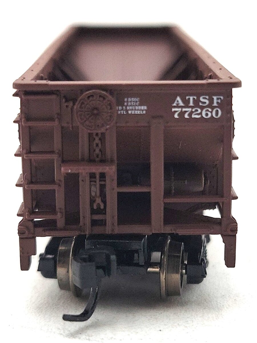 Atlas 34785-4 N Scale 70 Ton Santa Fe Hart Ballast Car #77260 LN/Box