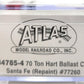 Atlas 34785-4 N Scale 70 Ton Santa Fe Hart Ballast Car #77260 LN/Box
