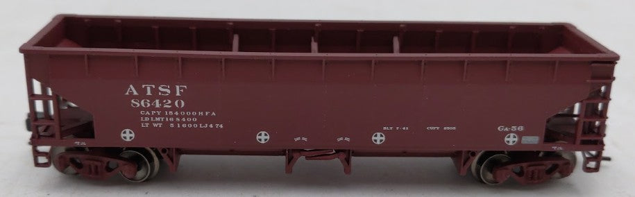 Atlas 50001694 N Scale Santa Fe (Late/Repaint) 70-Ton Hart Ballast Car #86420 EX/Box