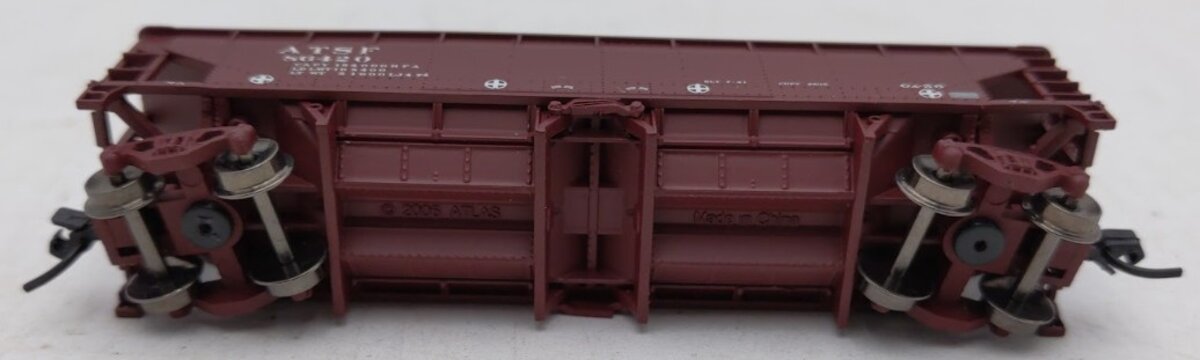 Atlas 50001694 N Scale Santa Fe (Late/Repaint) 70-Ton Hart Ballast Car #86420 EX/Box