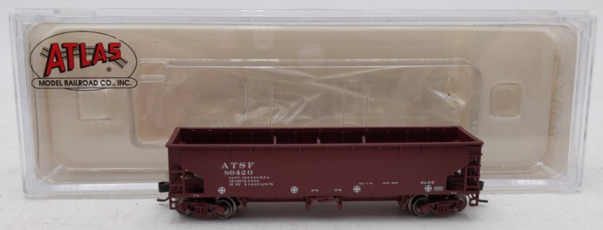 Atlas 50001694 N Scale Santa Fe (Late/Repaint) 70-Ton Hart Ballast Car #86420