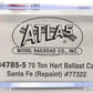 Atlas 34785-5 N Scale Santa Fe 70 Ton Hart Ballast Car #77322 LN/Box