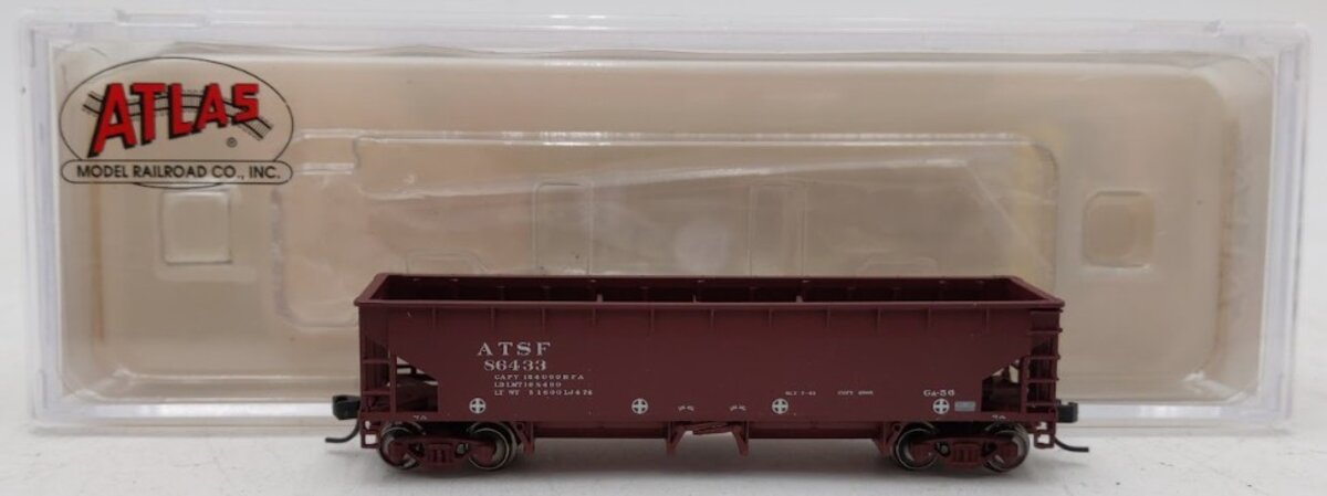 Atlas 50001695C N Scale Santa Fe Hart Ballast Car #86433 LN/Box