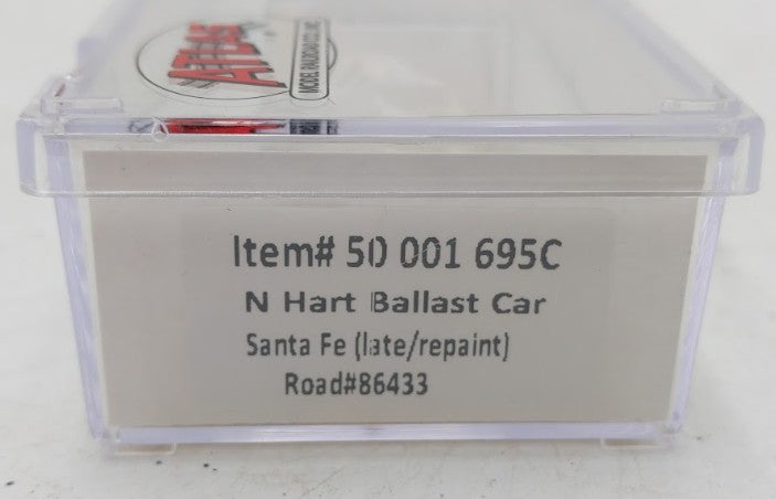 Atlas 50001695C N Scale Santa Fe Hart Ballast Car #86433 LN/Box
