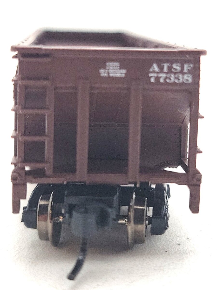 Atlas 34785-6 N Scale Santa Fe 70 Ton Hart Ballast Car #77338 LN/Box