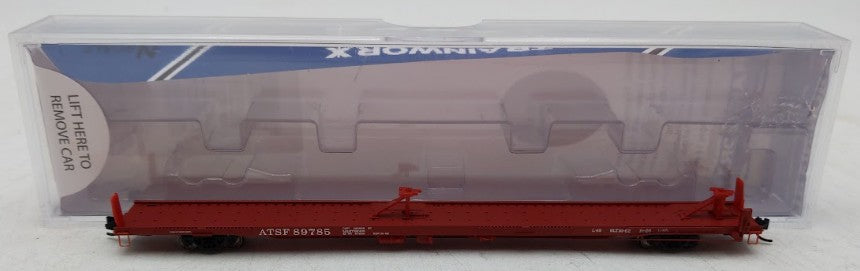 Trainworx Inc. 28525-02 N ATSF Pullman-Standard 85' Intermodal Flatcar #89785