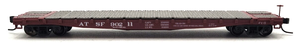 Athearn 10831 N Scale Santa Fe 53' Flatcar #90211 LN/Box
