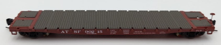 Athearn 24120 N Scale Santa Fe 53' GSC Flat #90215 EX/Box