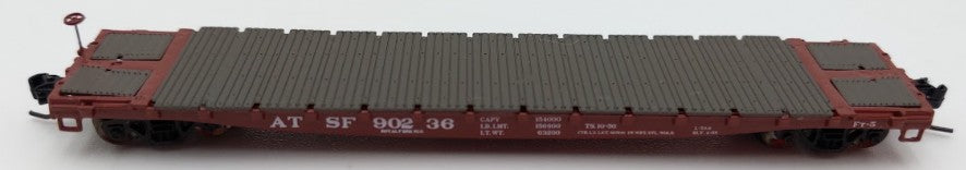 Athearn 24122 N Santa Fe 53' GSC Flat Car #90236 EX/Box