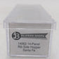 Bluford Shops 14063 N Scale Santa Fe 70T 3 Bay 14 Panel Rib Side Hooper #80098 EX/Box