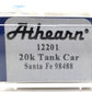 Athearn 12201 N Santa Fe 20,900-Gallon Tank #98488 LN/Box