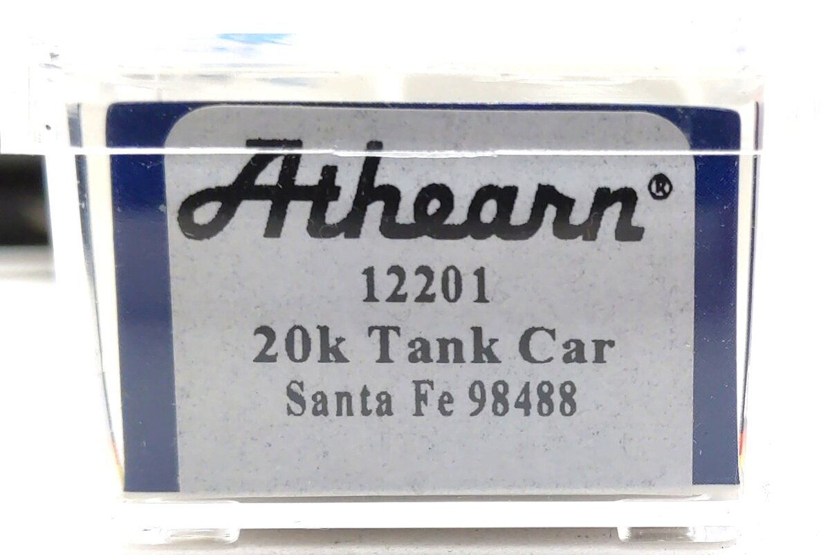 Athearn 12201 N Santa Fe 20,900-Gallon Tank #98488 LN/Box