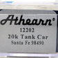 Athearn 12202 N Santa Fe 20,900-Gallon Tank #98490 LN/Box
