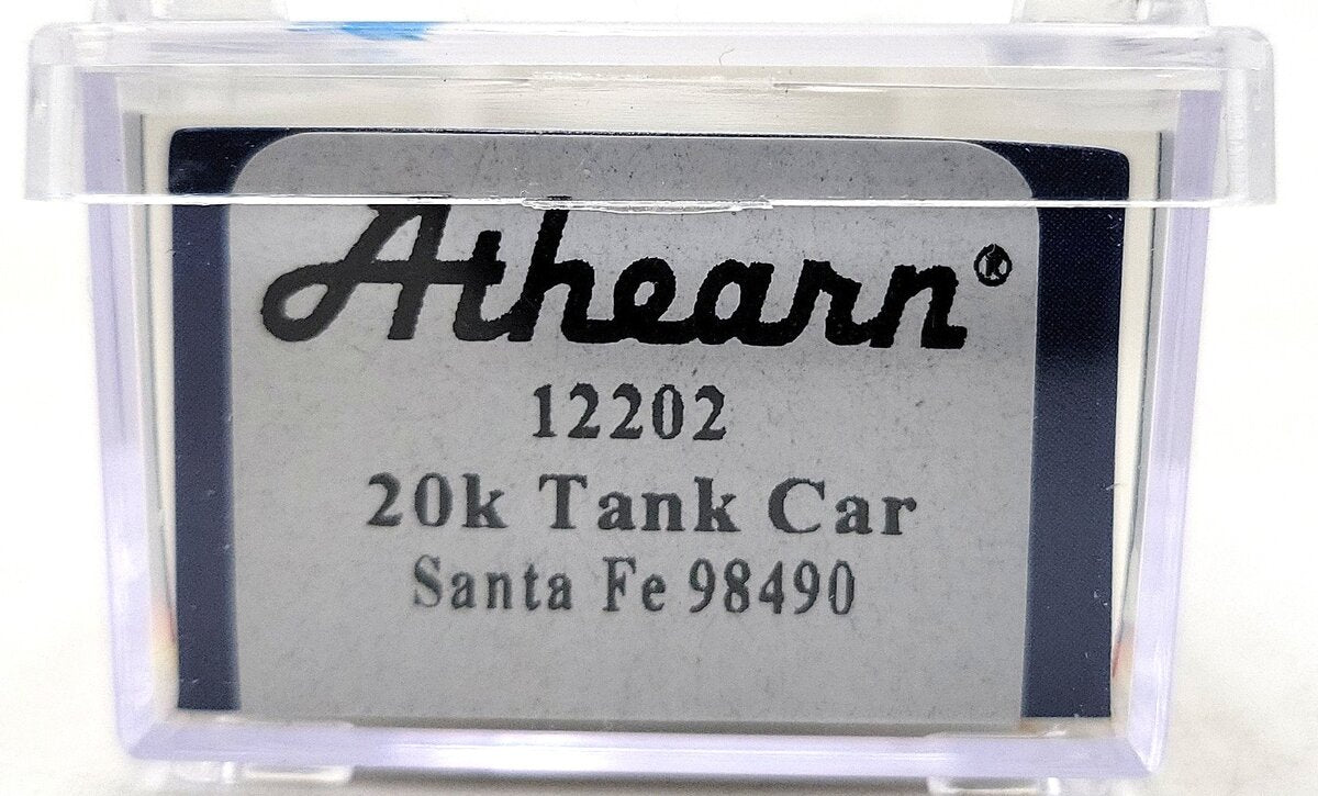 Athearn 12202 N Santa Fe 20,900-Gallon Tank #98490 LN/Box