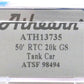 Athearn 13735 N Atchison Topeka Santa Fe RTC 20,900 Gallon Tank Car #98494 LN/Box
