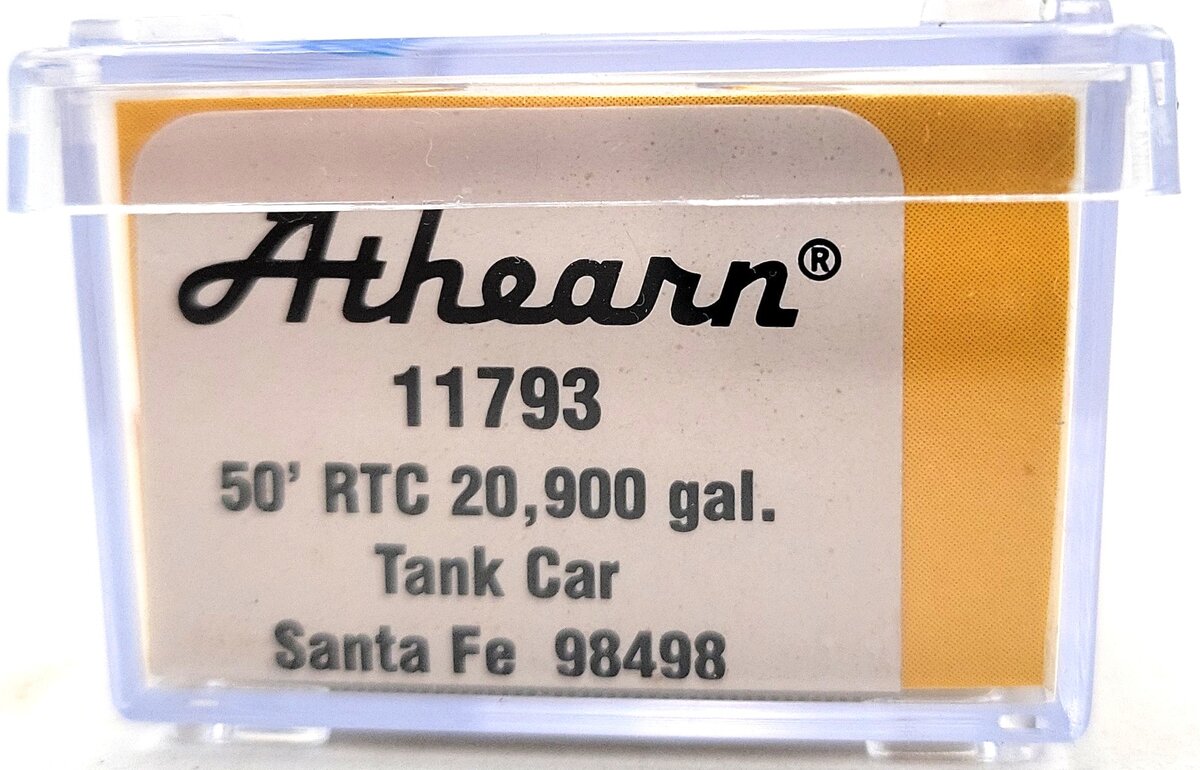 Athearn 11793 N Santa Fe 50' Modern Tank #98498 LN/Box
