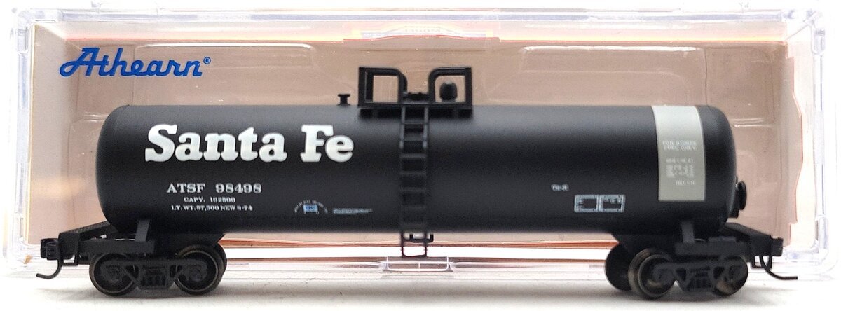 Athearn 11793 N Santa Fe 50' Modern Tank #98498 LN/Box