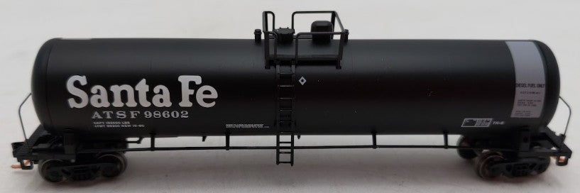 Micro-Trains 98602 N Scale ATSF "Larkspur" Diesel Fuel Tank Car #98602 EX/Box
