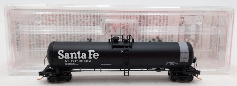 Micro-Trains 98602 N Scale ATSF "Larkspur" Diesel Fuel Tank Car #98602 EX/Box