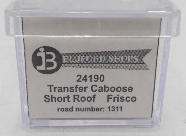 Bluford Shops 24190 N Scale Frisco Short Roof Transfer Caboose #1311 EX/Box