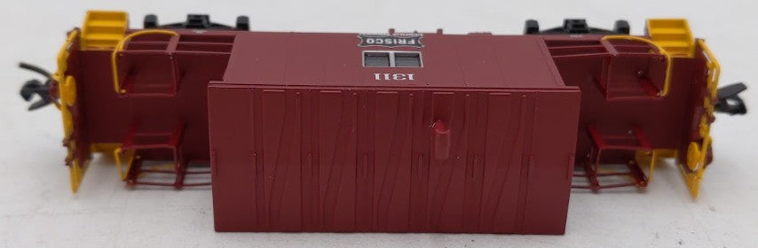 Bluford Shops 24190 N Scale Frisco Short Roof Transfer Caboose #1311 EX/Box