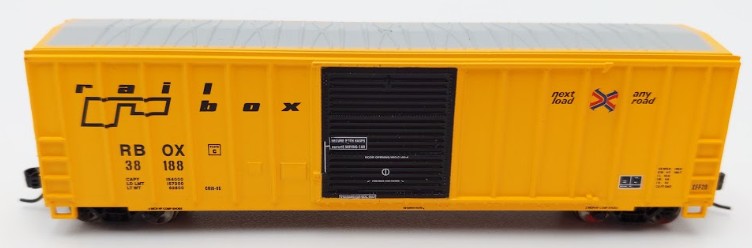Athearn ATH24280 N Scale RailBox 50' FMC 5347 Box Car #38188