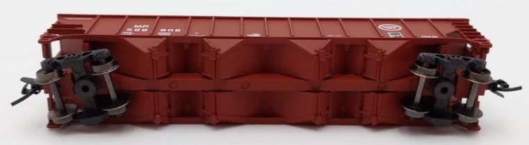 Trainworx Inc. 2403-21 N Scale MP 100-Ton 4-Bay Quad Hopper Car with Coal Load