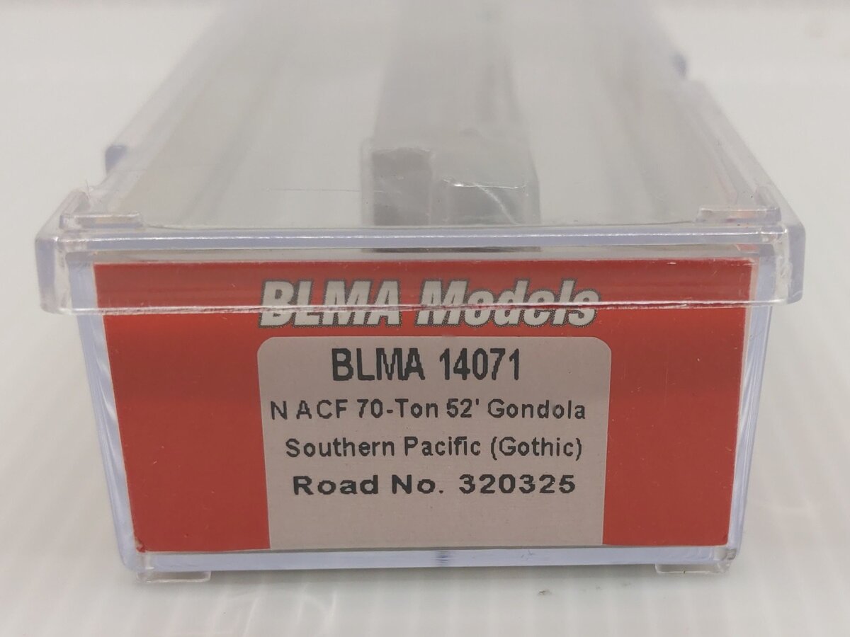 BLMA Models 14071 N Southern Pacific/Gothic ACF 70-Ton 52' Gondola #320325