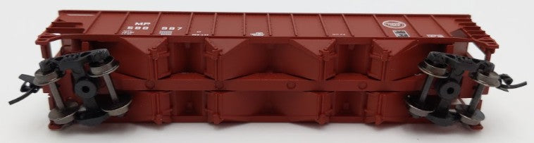 Trainworx Inc. 2403-24 N Scale MP 100-Ton 4-Bay Quad Hopper Car with Coal Load LN/Box