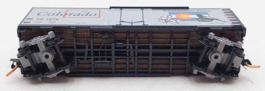 Micro-Trains 02100400 N Scale Colorado Car 40' Standard Plug Door Boxcar #1876 EX/Box