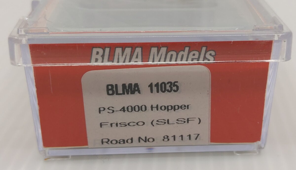 BLMA Models 11035 N Scale Frisco PS-4000 Covered Hopper #81117 LN/Box