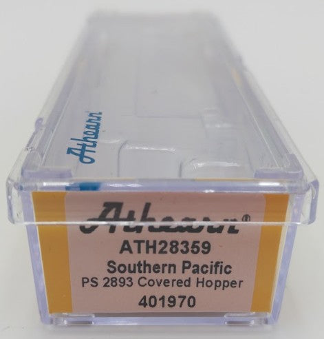Athearn 28359 N Scale Southern Pacific PS-2 2893 3-Bay Covered Hopper #401970 EX/Box