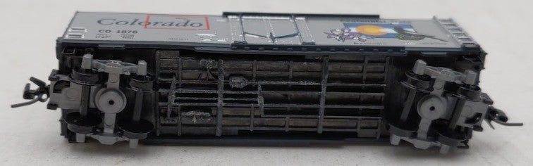 Micro-Trains 50200533 Z Scale Colorado States 40' Plug-Door Box Car #1876 EX/Box