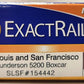 ExactRail EN-50809-1 N Scale SLSF 5200 Cu Ft Boxcar #154442 LN/Box