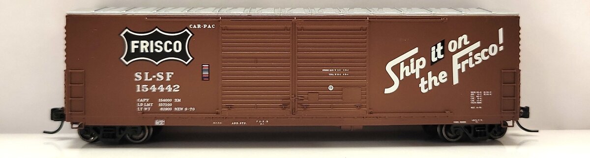 ExactRail EN-50809-1 N Scale SLSF 5200 Cu Ft Boxcar #154442 LN/Box